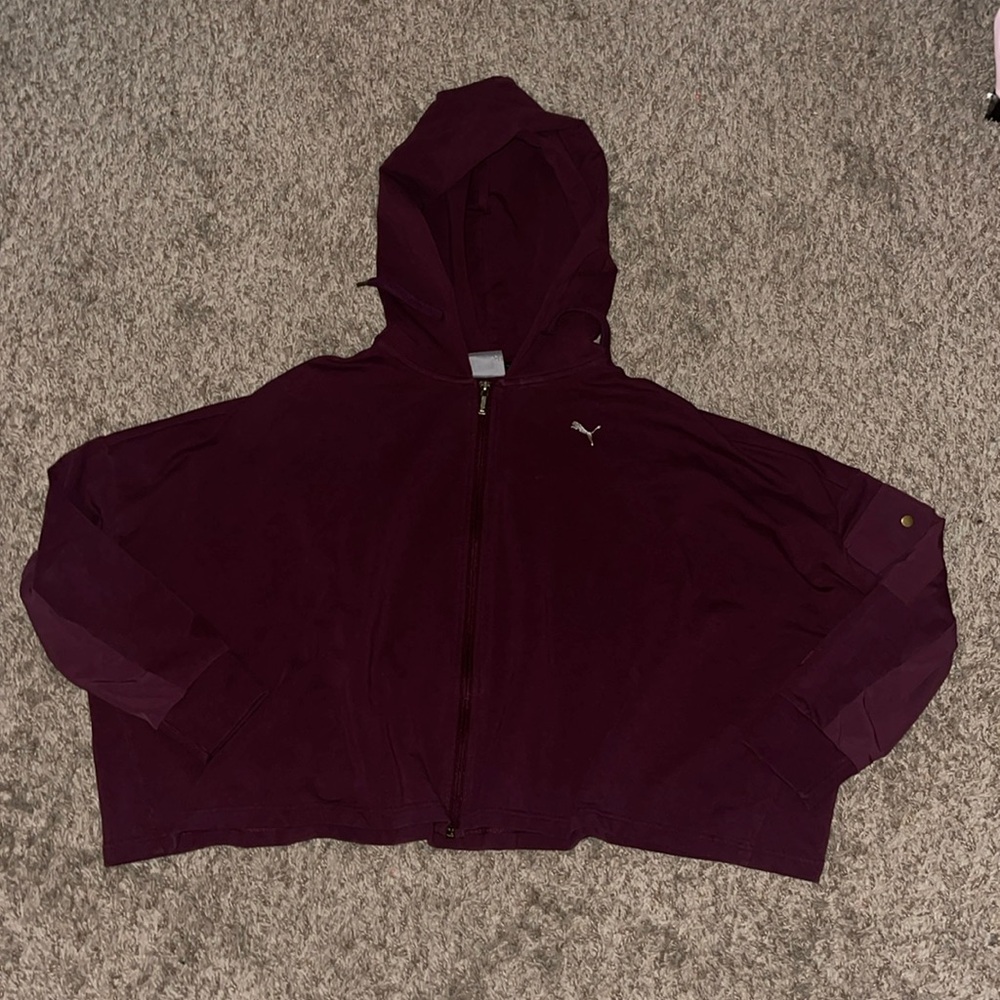 Cropped Puma Full Shirt Jacket